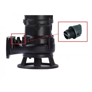 Насос канализационный CNP 100WQ65-15-5.5ACW(I) 5,5кВт 3х380В чугунный с автоматической трубной муфтой и режущим механизмом DN 100 кабель 9м 40гр.